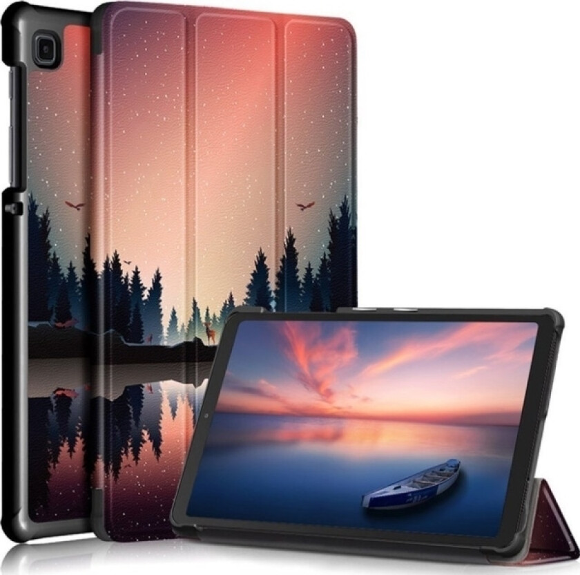 Etui Na Tablet Strado Etui Graficzne Smart Case Do Samsung Galaxy Tab A7 Lite 8.7 T220/T225 (Night Lake) Uniwersalny