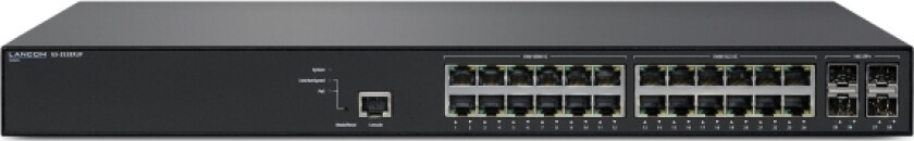 Lancom Gs-3528Xup - Switch - Styrt - 24 X 10/100/1000 (Poe+) + 2 X Sfp - Stasjonær, Rackmonterbar - Poe+