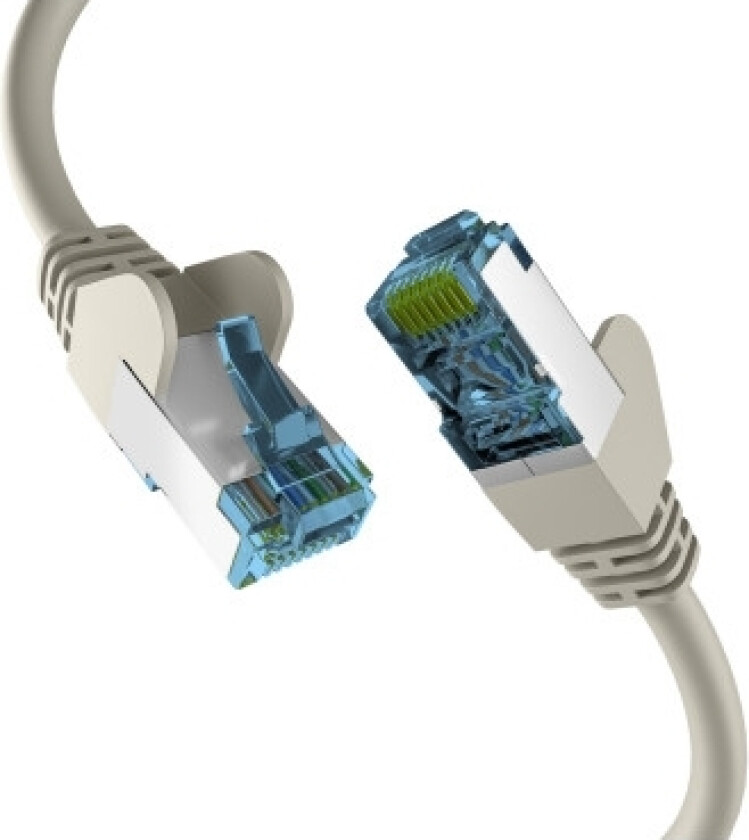 Efb-Elektronik Rj45 Patch Kabel Med Cat.7 Råkabel Raw Kabel Grå 25M S/Ftp Pimf Nettverkskabel Lan Dsl (Ec020200129)