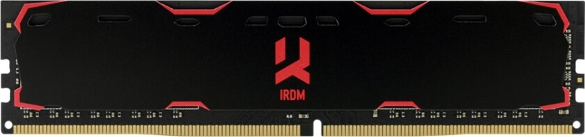 Goodram Irdm - Ddr4 - Sett - 8 Gb: 2 X 4 Gb - Dimm 288-Pin - 2400 Mhz / Pc4-19200 - Cl15 - 1.2 V - Ikke-Bufret - Ikke-Ecc - Svart