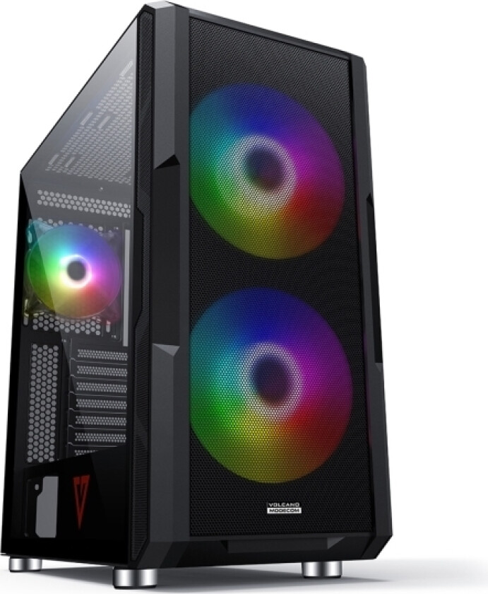 Modecom Amirani Argb, Midi Tower, Pc, Sort, Atx, Itx, Micro Atx, Multi, Pc-Kabinettvifte