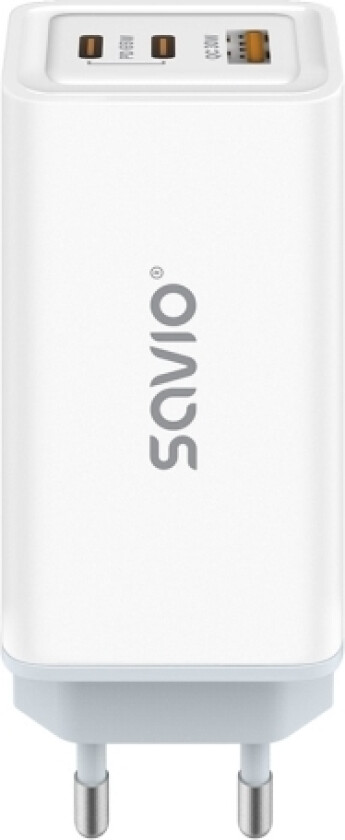 Savio La-07 Adowarka Sieciowa Gan 65W Biaa, Utendørs, Ac, Hvit