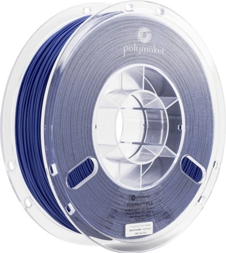 Polymaker Pa06005 Polymax Tough Filament Pla-Plast Høj Grad Af Stivhed, Høj Grad Af Trækstyrke, Slagfast 1.75 Mm 750 G Blå 1 Stk