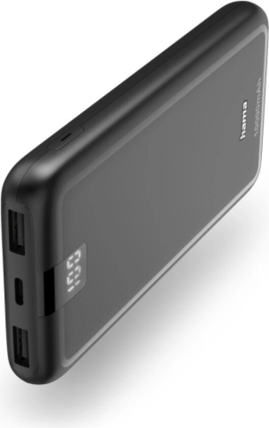 00201709, 10000 Mah, Litiumpolymer (Lipo), Antrasitt