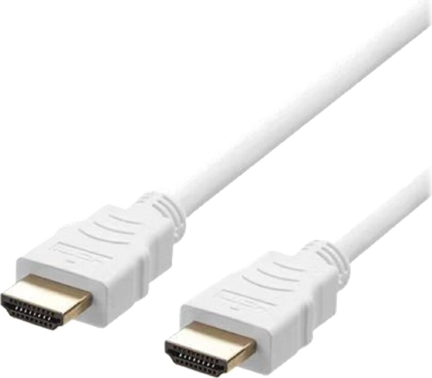 - Ultra High Speed - Hdmi-Kabel - Hdmi Hann Til Hdmi Hann - 3 M - Hvit - 4K 120 Hz Støtte, 8K 60Hz Støtte