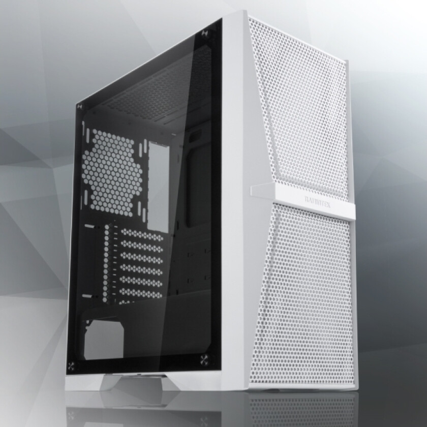 Raijintek Silenos Ms, Midi Tower, Pc, Vit, Atx, Micro Atx, Mini-Itx, Spcc, 16,6 Cm