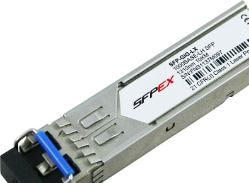 - Sfp (Mini-Gbic) Transceivermodul - 1Gbe - 1000Base-Lx - Lc-Enkeltmodus - Opp Til 10 Km - 1310 Nm - For Omniswitch 685