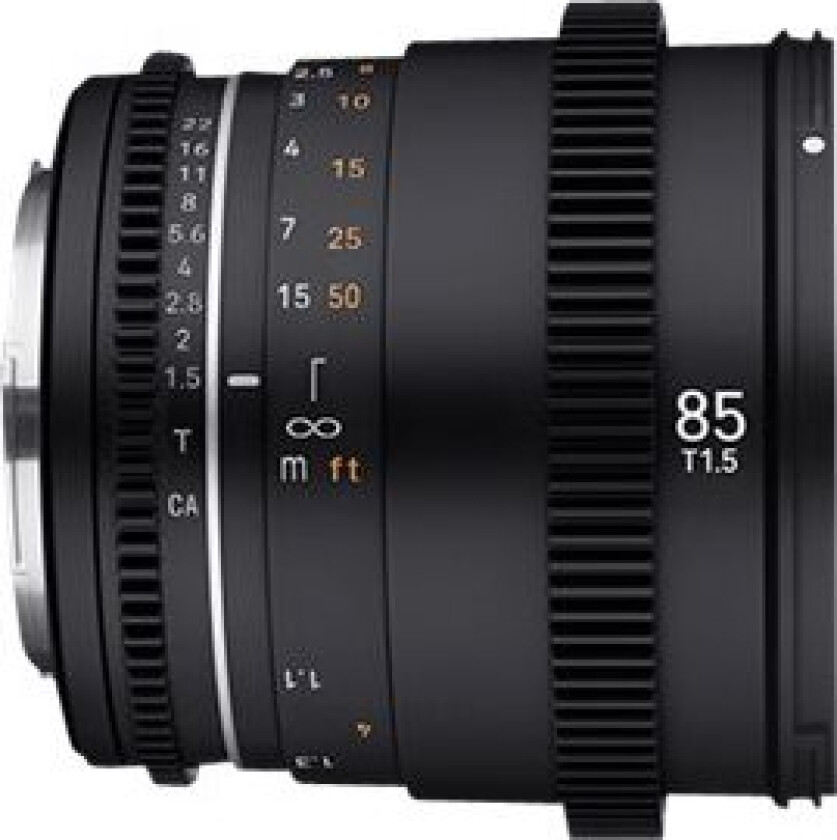 Samyang Vdslr 85 Mm T1.5 Mk2, Biograflinser, 9/7, Canon Rf