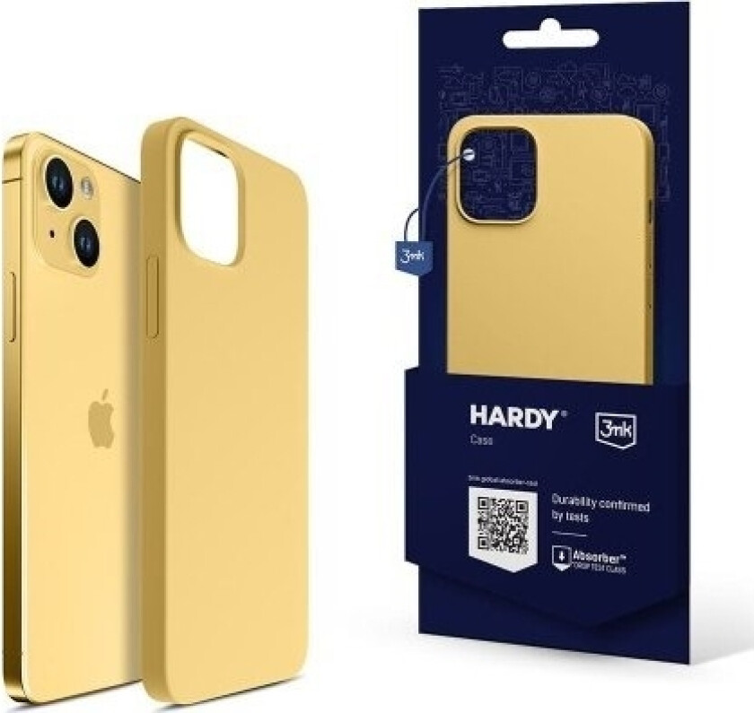 3Mk Hardy Case Iphone 15 / 14 / 13 6.1" Yellow/Yellow Magsafe