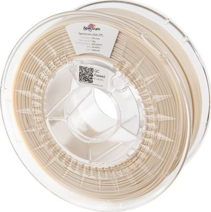 Spectrum Filament Spectrum/Asa/Natural/1.75 Mm/1 Kg Universal