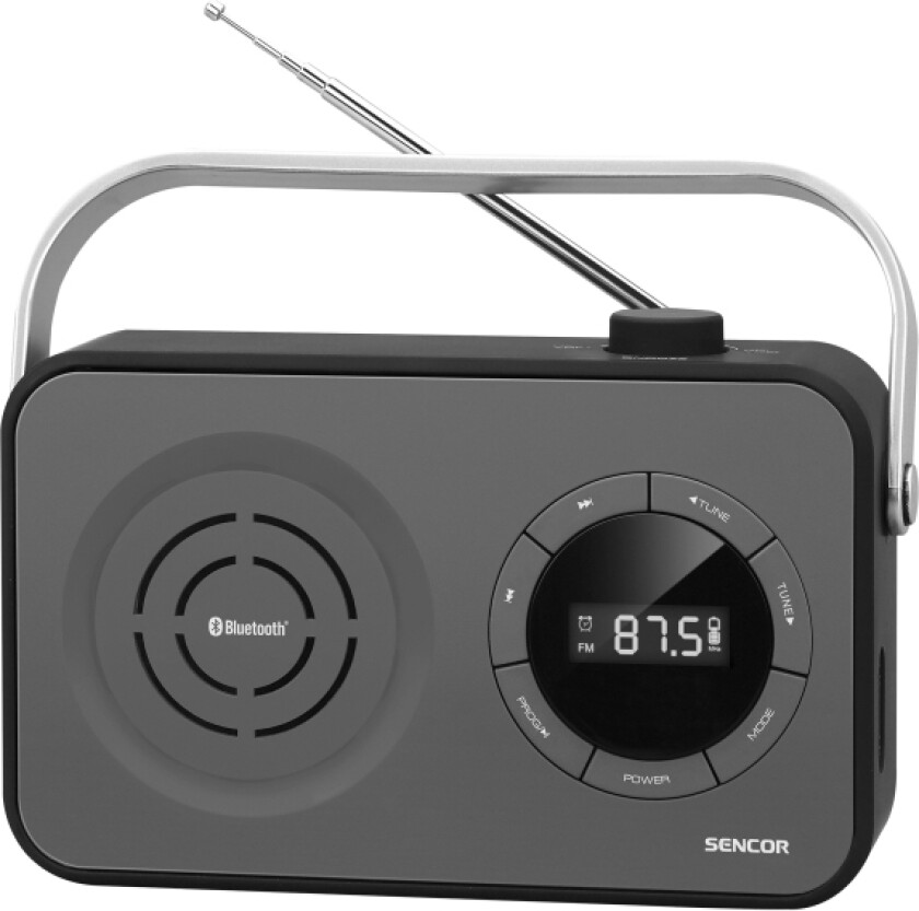 Sencor Srd 3200 B, Bærbar, Digitalt, Fm, 87,5 - 108 Mhz, 1,2 W, Mp3