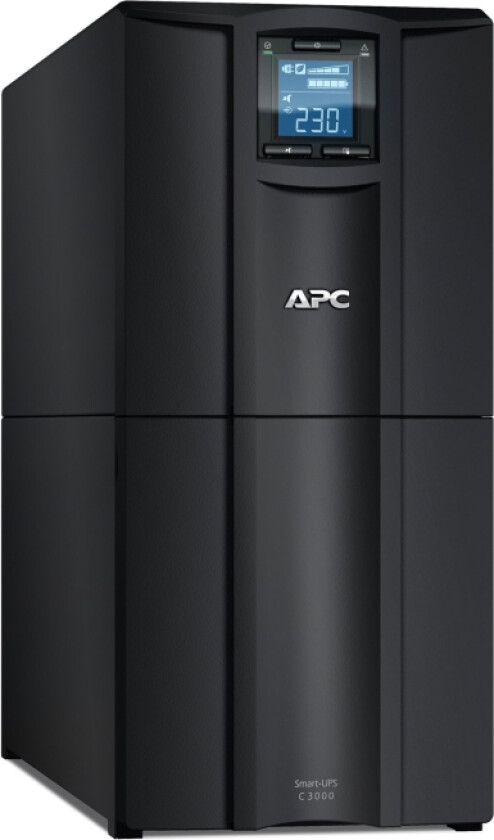 Apc Smart-Ups C 3000Va Lcd - Ups - Ac 230 V - 2100 Watt - 3000 Va - Usb - Utgangsstikkforbindelse: 7 - Sort
