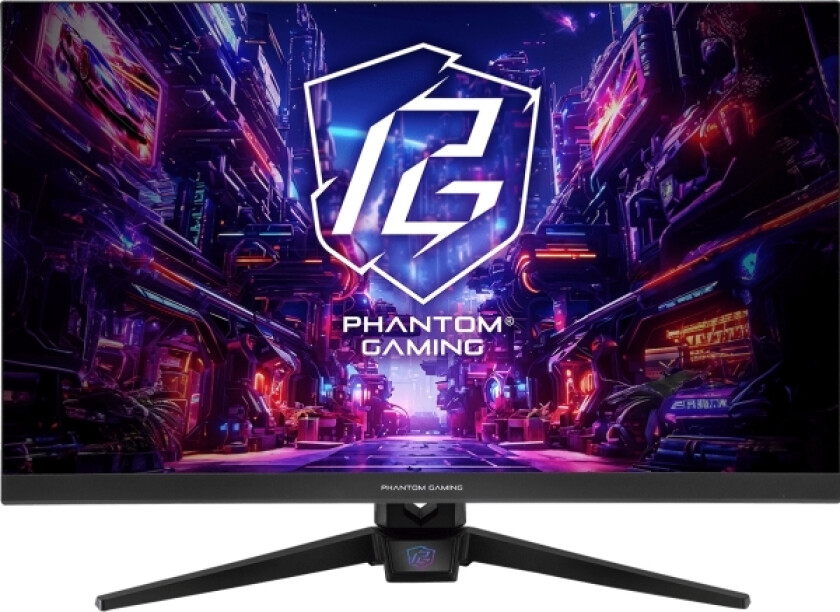 Asrock Phantom Gaming, 68,6 Cm (27"), 1920 X 1080 Pixlar, Full Hd, 1 Ms, Svart
