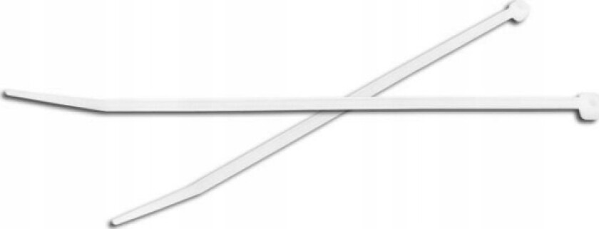 Lexton Organizer Buntebånd 30Cmx4,8Mm/100Stk Hvit