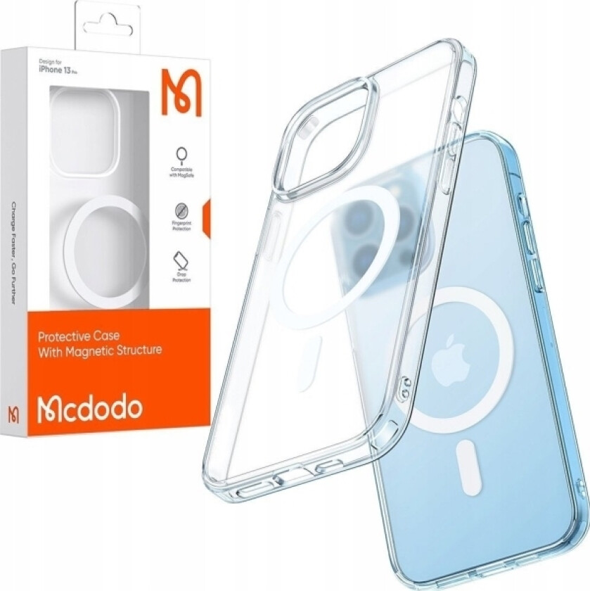 Pc-1890 Gjennomsiktig Magnetdeksel Til Iphone 12/12 Pro, Magsafe