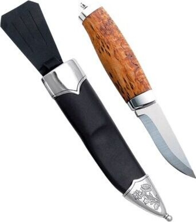 Bunadskniv Nordland i 925 oksidert sølv