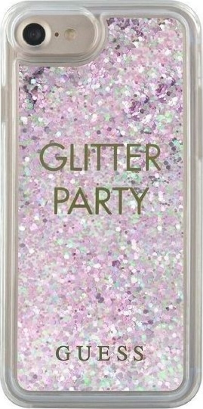 Guhcp7gluqpu Iphone 6/7/8 Fioletowy/Purple Hard Case Liquid Glitter Party