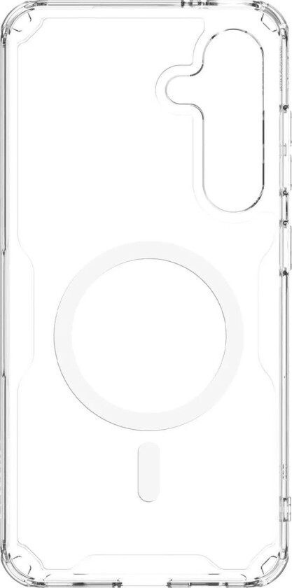 Nillkin Nature Pro Pansret Deksel Med Magnetring Til Samsung Galaxy S24 - Hvit