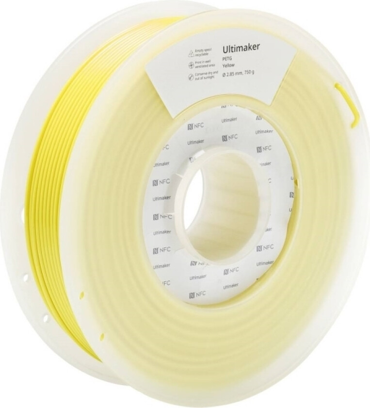227340 Filament Petg Kemisk Bestandig, Varmebestandig 2.85 Mm 750 G Gul 1 Stk