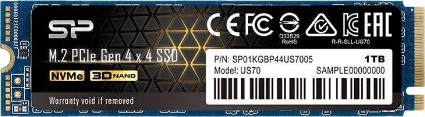 Us70 - Ssd - 1 Tb - Intern - M.2 2280 - Pcie 4.0 X4 (Nvme)