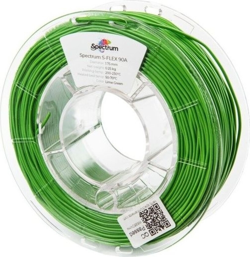 Spectrum Filament S-Flex 90A Lime Green 1.75 Mm/0.25 Kg