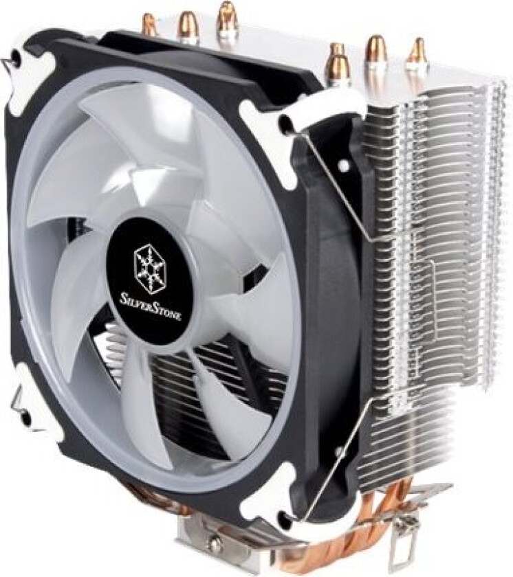 Silverstone Argon Series Sst-Ar12-Rgb - Prosessorkjøler - (For: Lga1156, Am2, Lga1366, Am3, Lga1155, Lga2011, Fm1, Fm2, Lga1150, Lga1151, Am4, Lga206