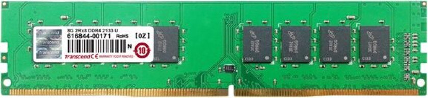 - Ddr4 - Modul - 8 Gb - Dimm 288-Pin - 2133 Mhz / Pc4-17000 - Cl15 - 1.2 V - Ikke-Bufret - Ikke-Ecc