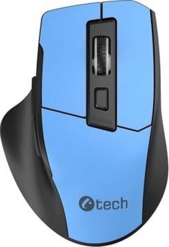 Mysz C-Tech C-Tech Mus Ergo Wlm-05, Trådløs, 1600Dpi, 6 Knapper, Usb Nanomottaker, Blå