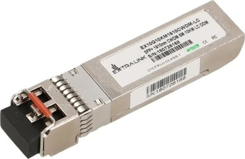 Extralink - Sfp+ Transceivermodul - Cwdm - Lc-Enkeltmodus - Opp Til 10 Km - 1610 Nm