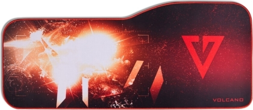 Modecom Volcano Pad, Sort, Rød, Bilde, Musematte Til Gaming