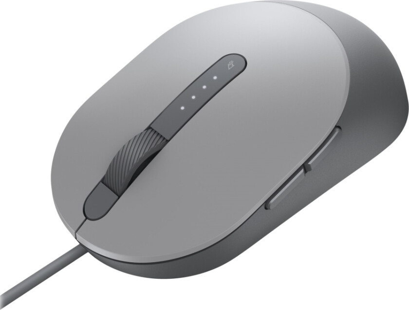 Ms3320w - Mus - Optisk - 3 Knapper - Trådløs - 2.4 Ghz, Bluetooth 5.0 - Titangrå - Med 3 Års Advanced Exchange Service - For Chromebook 3110, 31