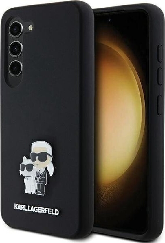 Klhcs24ssmhkcnpk S24 S921 Hardcase Svart/Svart Silikon Karl&Choupette Metal Pin Nosize