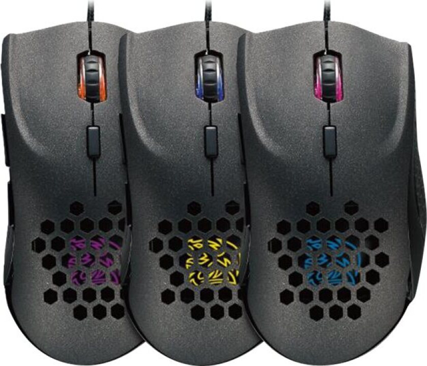 Tt Esports Ventus X Rgb - Mus - Optisk - 6 Knapper - Kablet - Usb - Svart