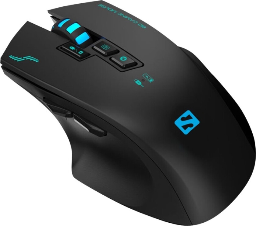 Esportsequipment Wireless Sniper - Mus - Optisk - 8 Knapper - Trådløs - 2.4 Ghz - Trådløs Modtager (Usb)