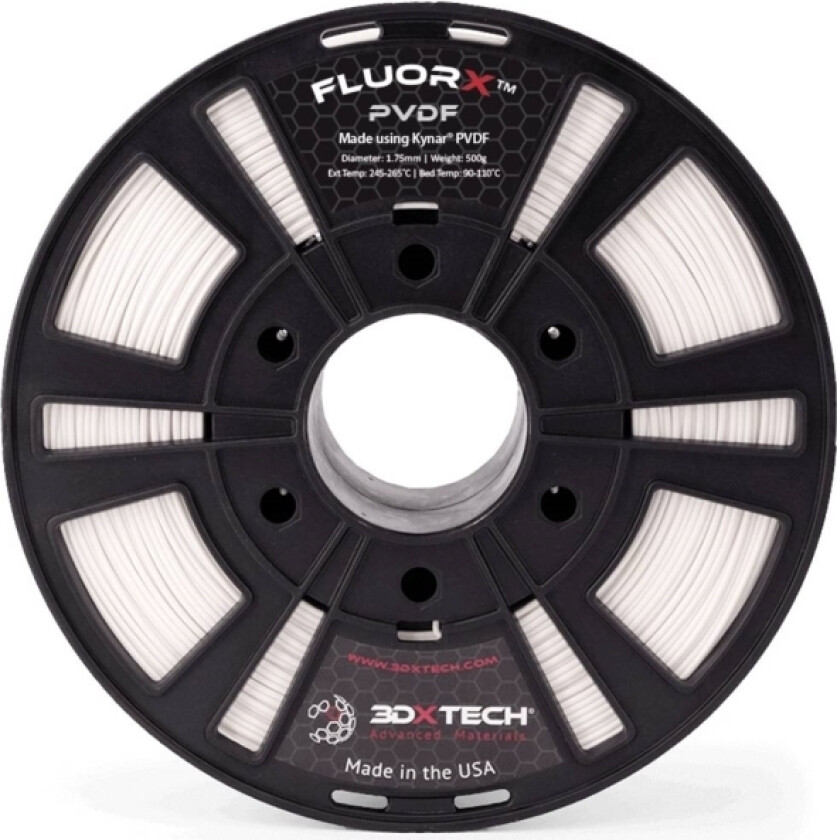 Pvd1030750nat Fluorx™ Pvdf Filament Pvdf Kemisk Bestandig, Uv-Bestandig 2.85 Mm 750 G Natur, Natural 1 Stk