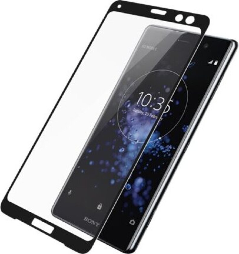 Bilde av Panzerglass Original - Skjermbeskytter For Mobiltelefon - Glass - Ramme Farge Svart - For Sony Xperia Xz3