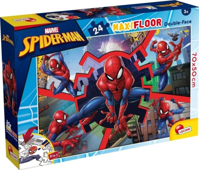 Marvel Pussel Df Maxi Etasje 24 Spiderman