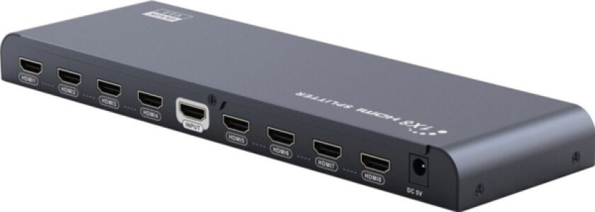 Premiumcord Premiumcord Hdmi 2.0 Splitter 1-8 Porter, 4K X 2K/60Hz, Full Hd, 3D, Cerný