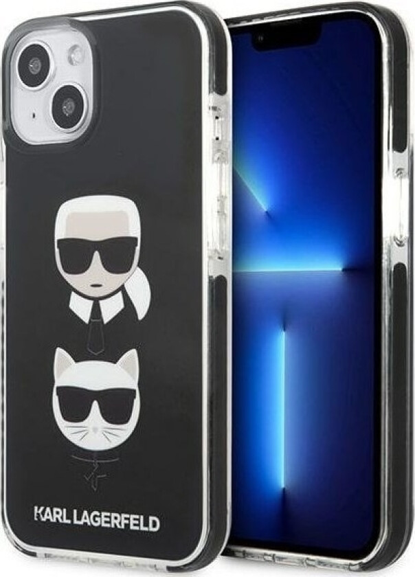 Etui Do Iphone 13 Mini 5,4" Hardcase Czarny/Black Karl&Choupette Head