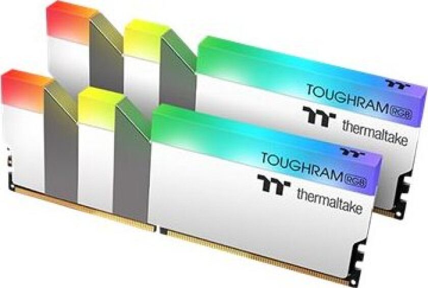 Toughram Rgb - Ddr4 - Sett - 16 Gb: 2 X 8 Gb - Dimm 288-Pin - 4600 Mhz / Pc4-36800 - Cl19 - 1.5 V - Ikke-Bufret - Ikke-Ecc - Hvit