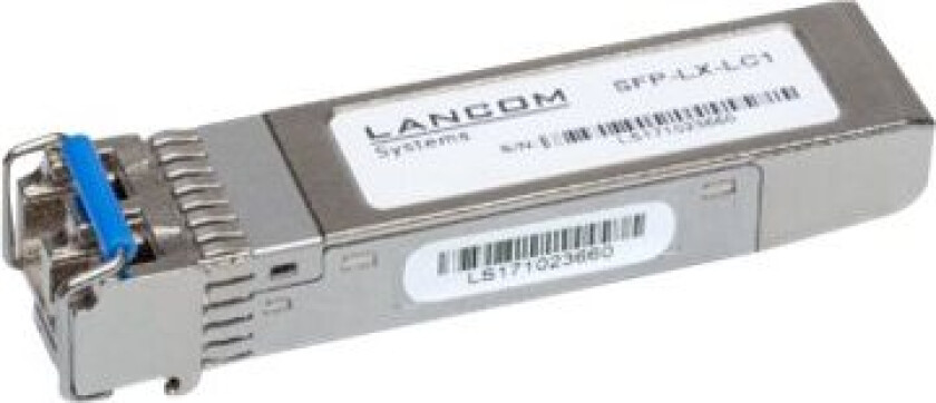 Lancom Sfp-Lx-Lc1 - Sfp (Mini-Gbic) Transceivermodul - 1Gbe - 1000Base-Lx - Lc-Enkeltmodus - Opp Til 10 Km - 1310 Nm (En Pakke 10)