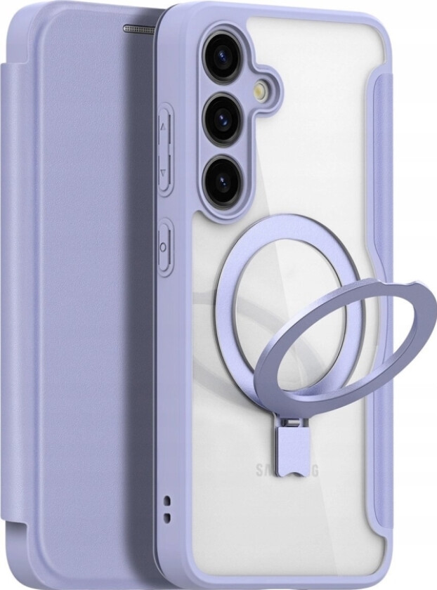 Skin X Pro-Deksel Med Magnetring / Stativ Til Samsung S24 - Lilla