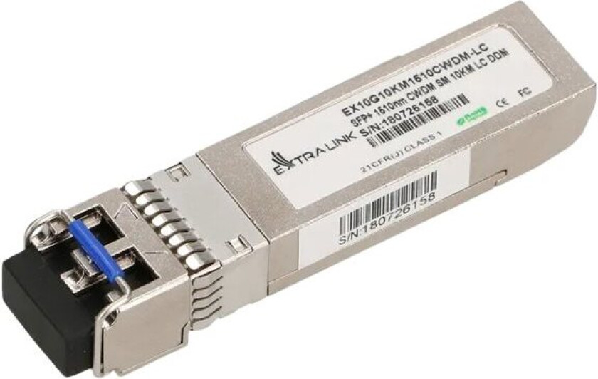 Extralink - Sfp+ Transceivermodul - Cwdm - Lc-Enkeltmodus - Opp Til 10 Km - 1510 Nm