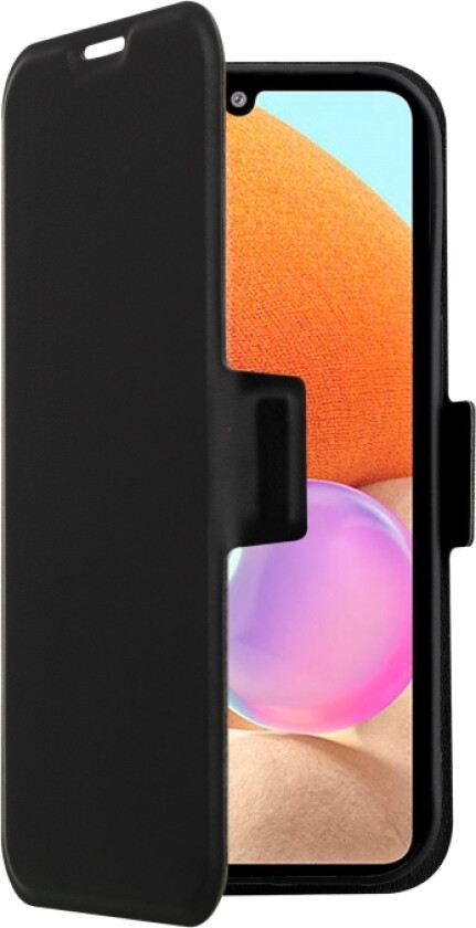 Clever - Lommebok For Mobiltelefon - Økolær, Termoplast-Polyuretan (Tpu) - Svart - For Samsung Galaxy A25