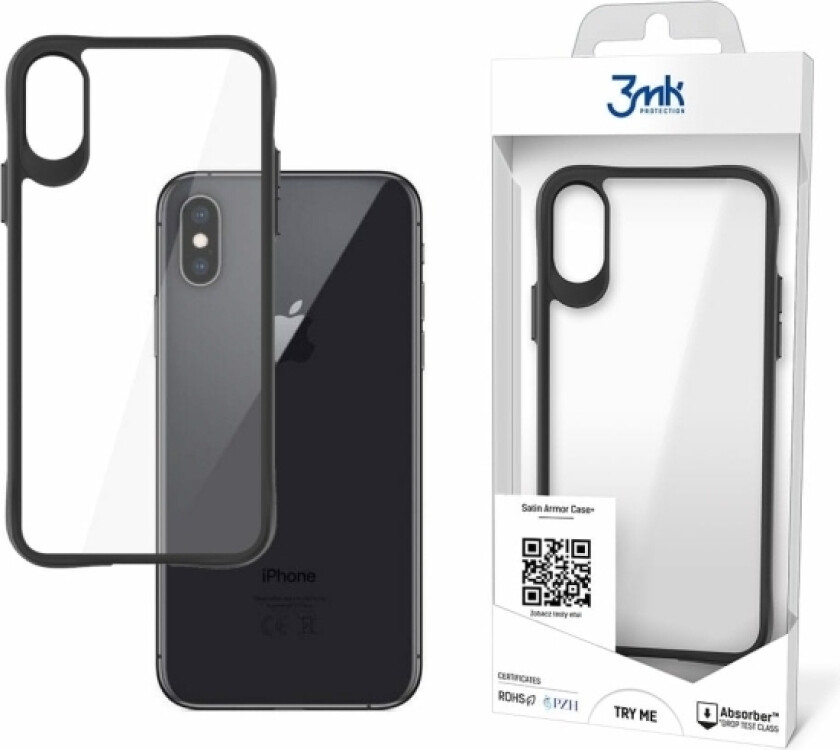 3Mk Satin Armor Case+, Iphone X/Xs
