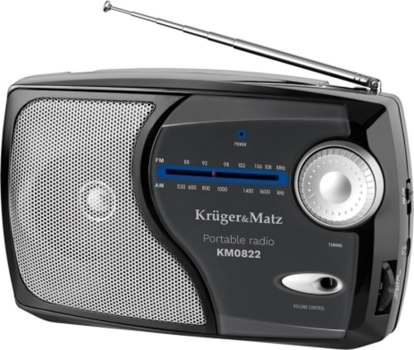 Radio Kruger&Matz Bærbar Analog Radio Kruger&Matz Km 822