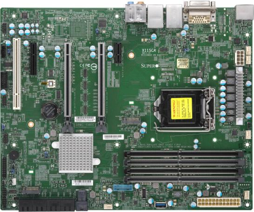 Supermicro X11sca, Intel, Lga 1151 (Stik H4), Intel® Celeron®, Intel® Core™ I3, Intel® Core™ I5, Intel® Core™ I7, Intel® Core™ I9, Intel® Pentium®, 9