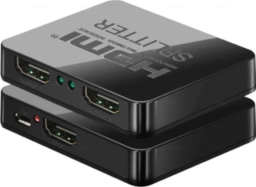 Premiumcord Premiumcord Hdmi Splitter 1-2 Porter, Drevet Av Usb, 4K, Full Hd, 3D