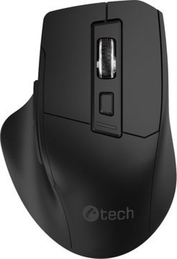Mysz C-Tech C-Tech Mus Ergo Wlm-05, Trådløs, 1600Dpi, 6 Knapper, Usb Nano-Mottaker, Svart