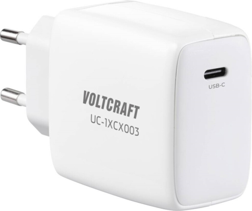 Voltcraft Gan Vc-13064615 Usb-Lader Innendørs Utgangsstrøm (Maks.) 2,25 A 1 X Usb-C® (Vc-13064615)